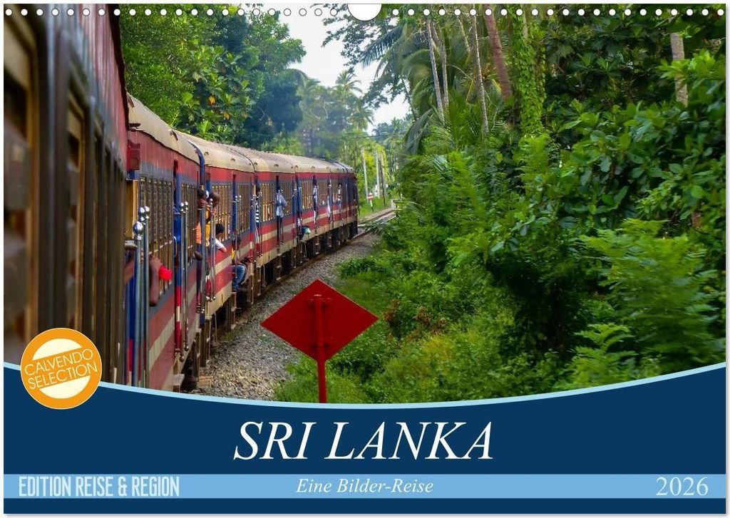 Sri Lanka - Eine Bilder-Reise (Wandkalender 2026 DIN A3 quer), CALVENDO Monatskalender