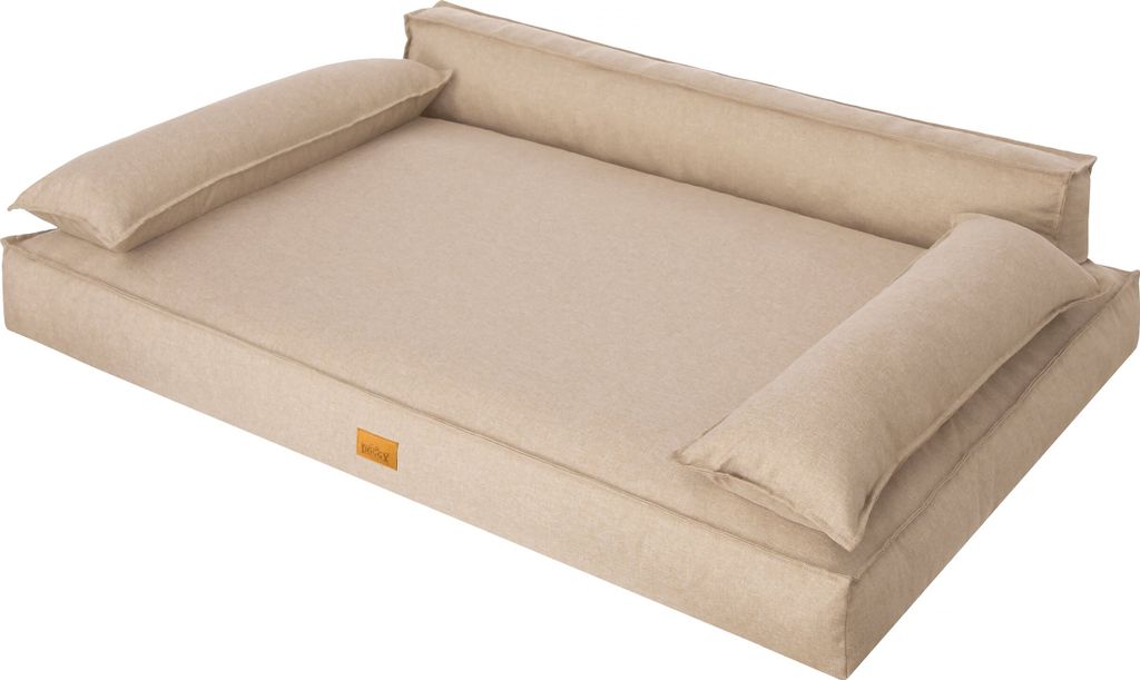 Hundebett "Doggy Champion" XXL: 120x77 cm | Hundematratze, Hundecouch, für kleine und große Hunde, Hundekissen, Hundekorb | Doggy