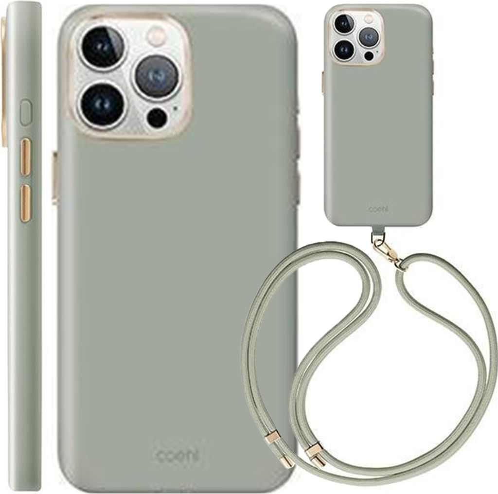 Uniq Etui Coehl Creme Iphone 15 Pro Max 6.7"" Magnetisches Ladegert Szawia/Soft Sage