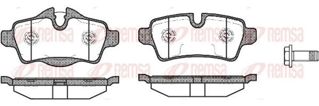 Plaquettes de Frein pour Entretien Mini Cooper Clubman OE 34216778325