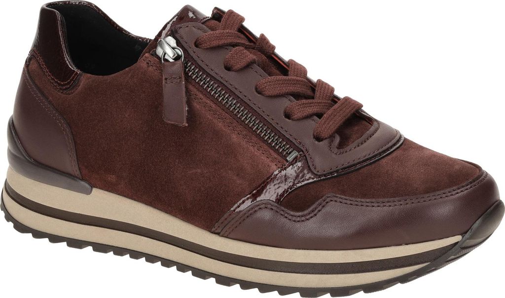 Gabor 76.528 Damenschuhe - bequeme Schnür- Halbschuhe rot Freizeit NEU