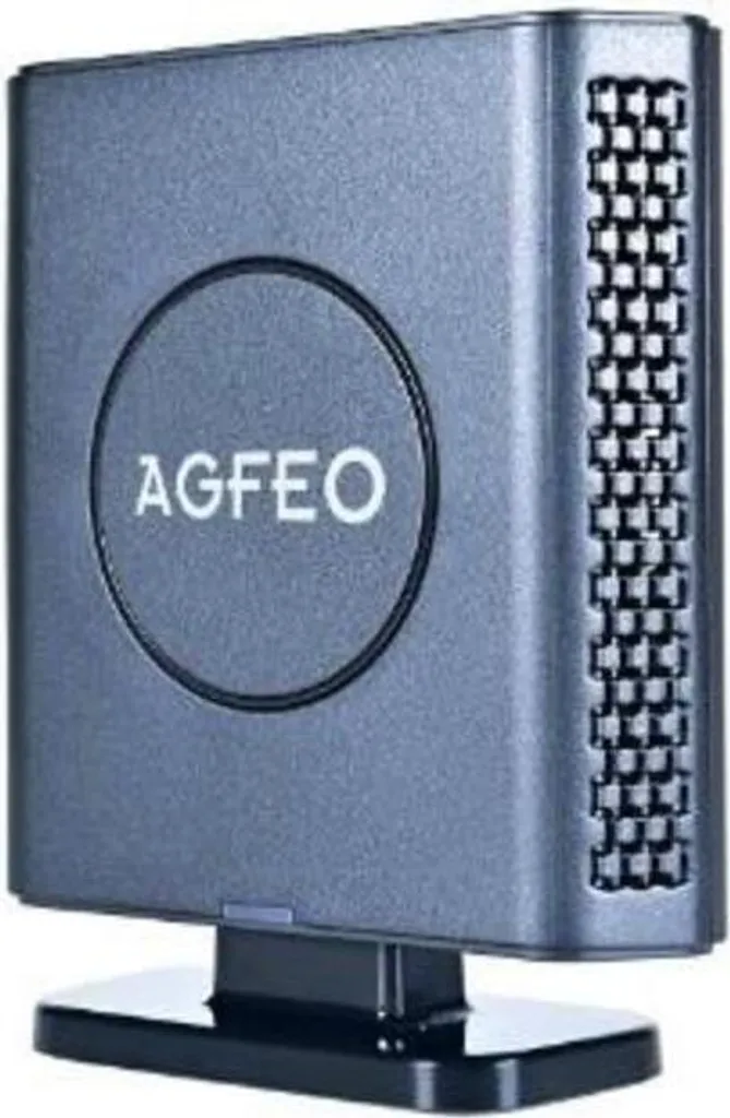Répéteur DECT IP Professionnel AGFEO Noir pour Standard Téléphonique