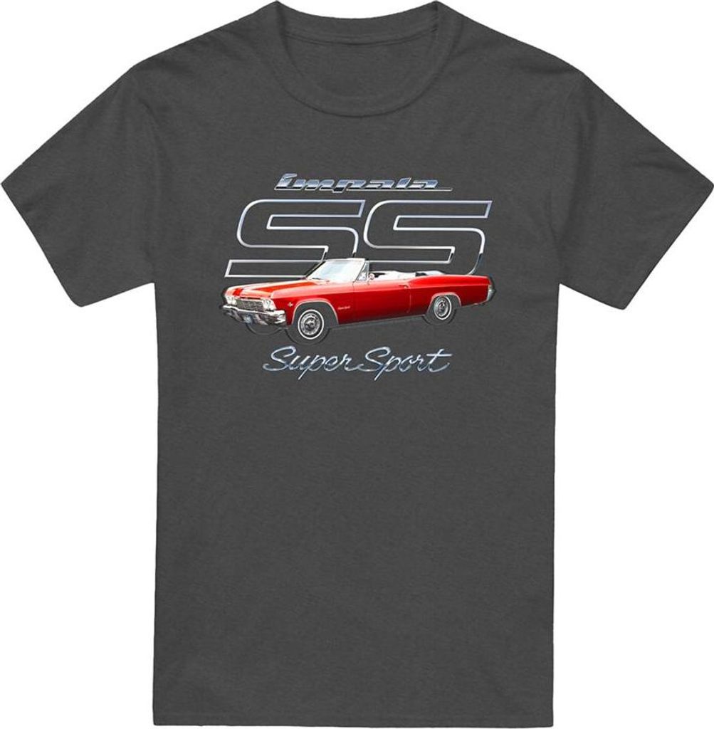 Chevrolet - "Impala SS" T-Shirt für Herren/Damen Uni TV27188 (S) (Holzkohle)