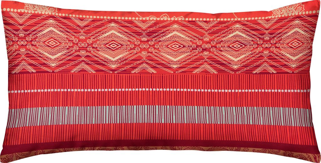 Erwin Müller Kissenbezug rot 40x80 cm