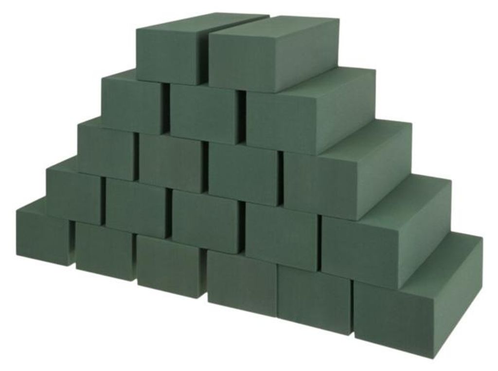 Mousse florale 23 x 11 x 8 cm - 20 pièces. Gardlov Image du produit 