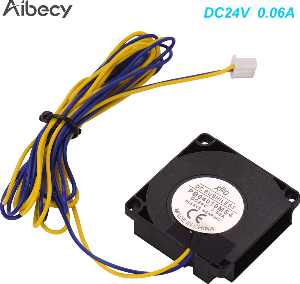 Aibecy 4010 Gebläse 40 * 40 * 10mm 24V DC Extruder Hot End Lüfter Kühler Kompatibel mit Creality Ender 3 Ender 3 Pro TEVO Tornado 3D Drucker