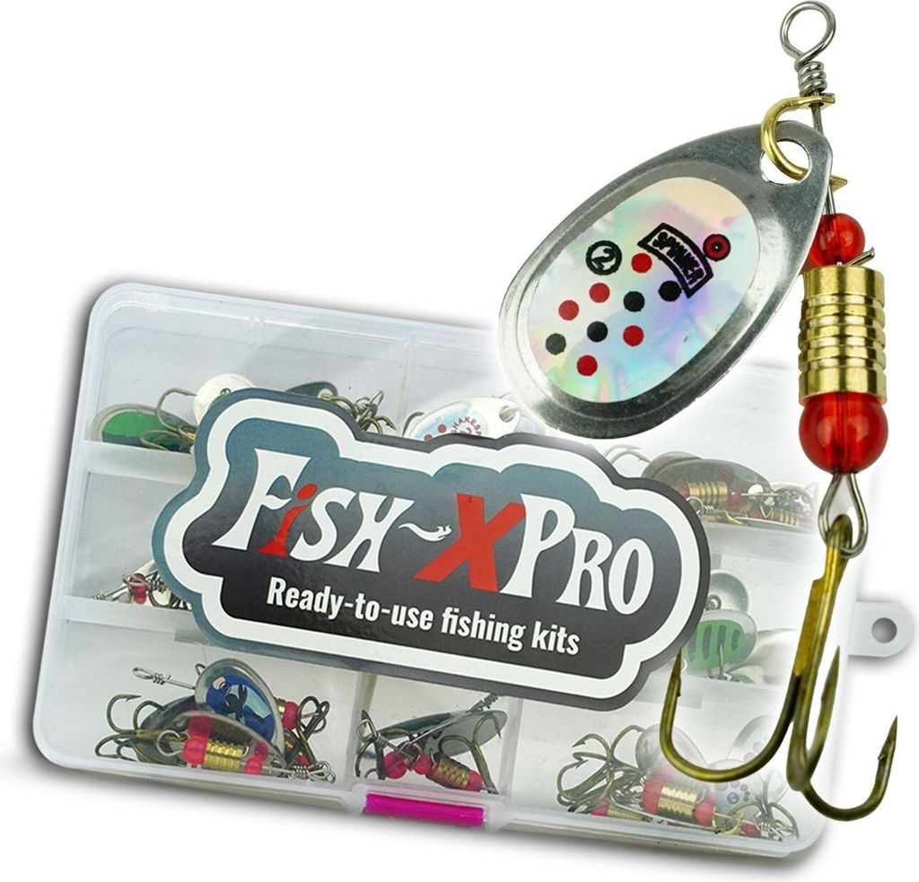 Fish-Xpro Spinner-set, 31-delig - Set voor het vissen op Productafbeelding 