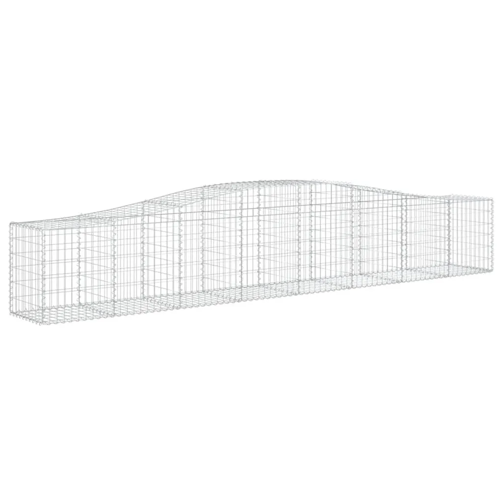 Gabion arc surélevé 400cm : solution anti-érosion et clôture sans entretien