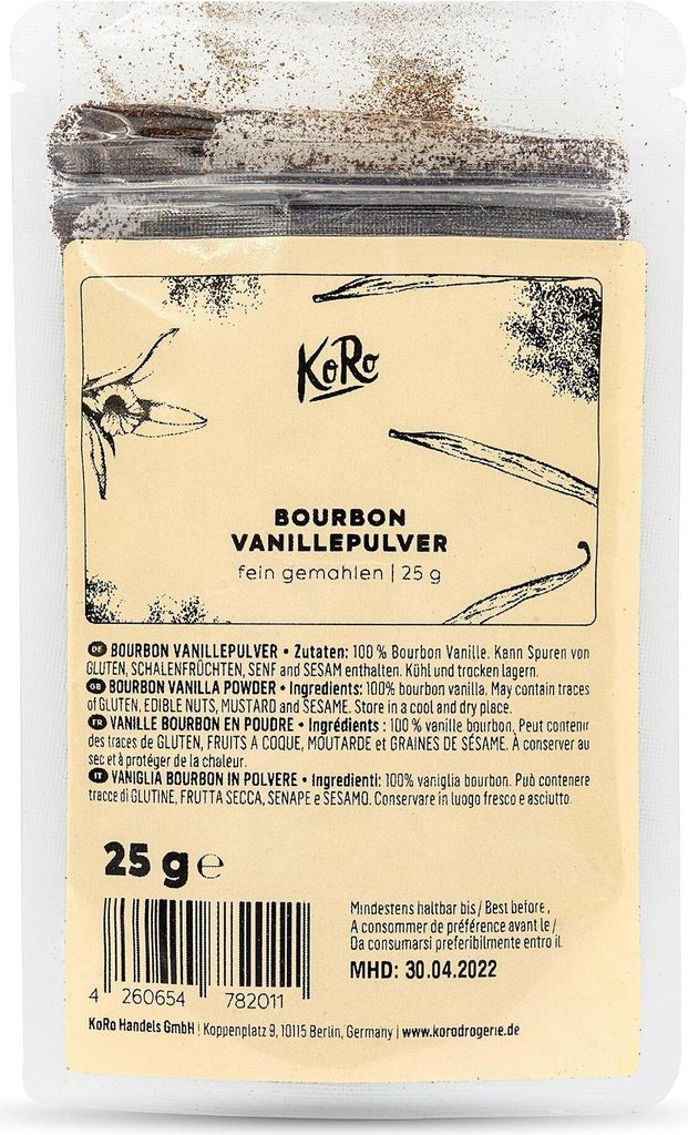 KoRo I Bourbon Vanillepulver 25 g