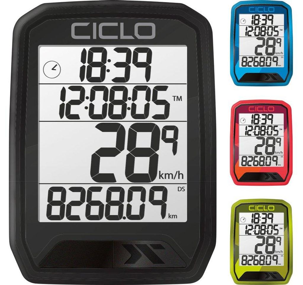 Bezdrátový rychloměr Ciclosport Protos 213 – modrý Obrázek produktu 