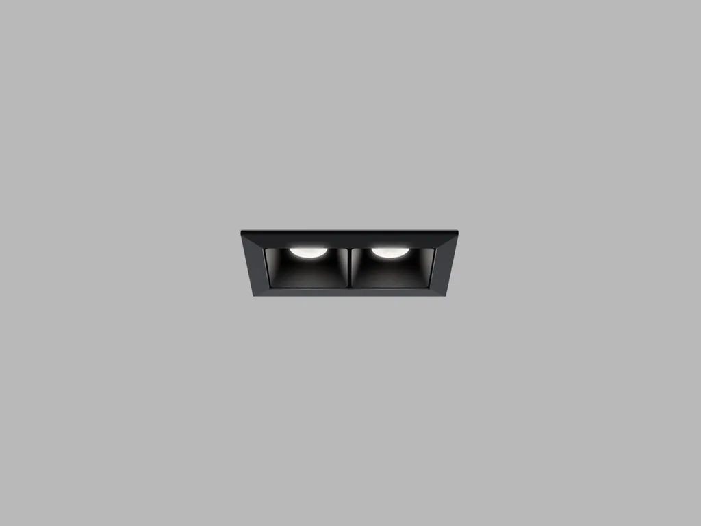 LED2 2491253D Linear II 2 Luminaire encastré B DALI PUSH 4W Noir