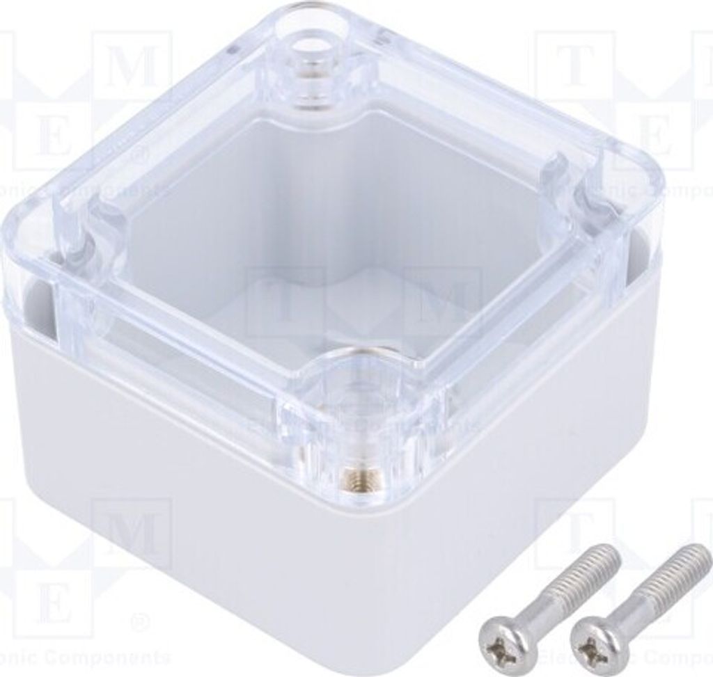 1x Gehäuse: universell X: 50mm Y: 52mm IP65 G250C Universal-Gehäuse Z: 35mm