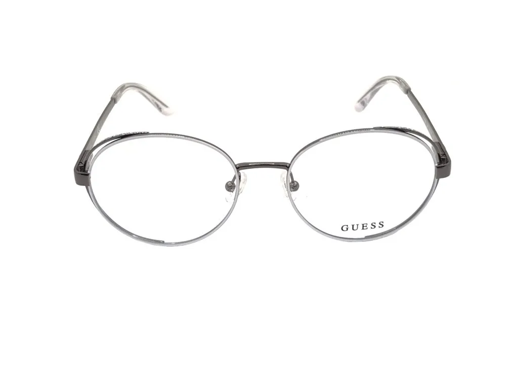 Monture de lunettes Guess GU2794-V Style Rectangulaire Gris Homme