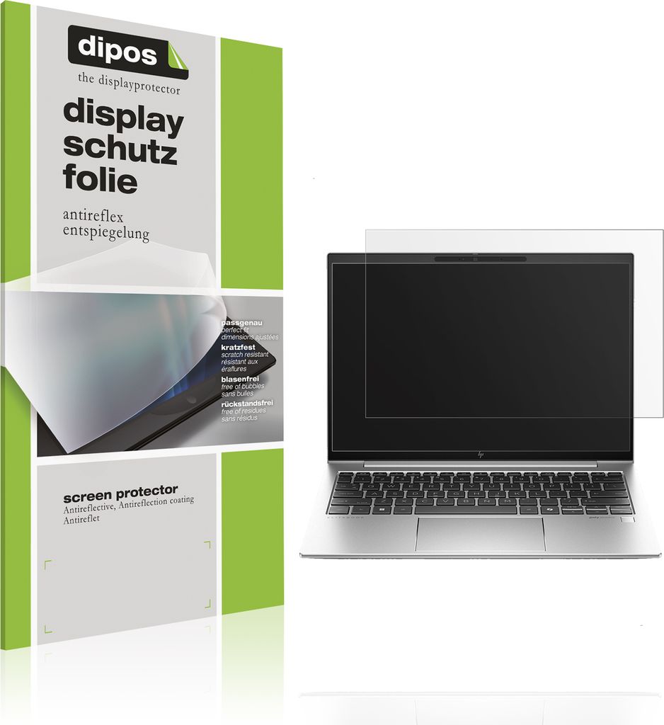 2x Schutzfolie für HP EliteBook 835 G11 matt Displayschutzfolie Folie Display Schutz dipos