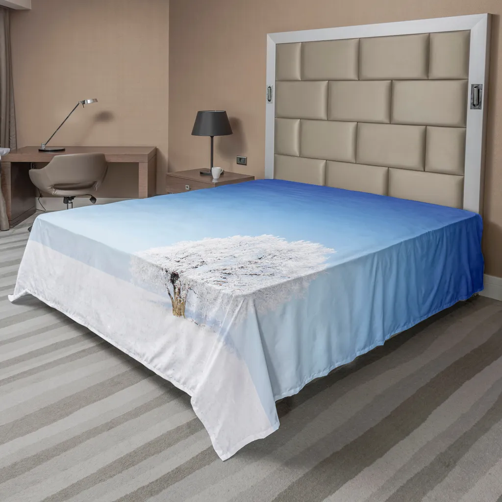 Drap Plat Anti-Froid et Soyeux pour un Sommeil Paisible et Décoratif