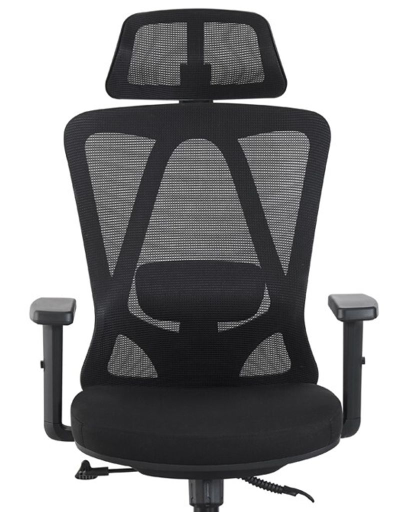 Ergonomischer schwarzer Horseking Mesh-Bürodrehstuhl Ms016