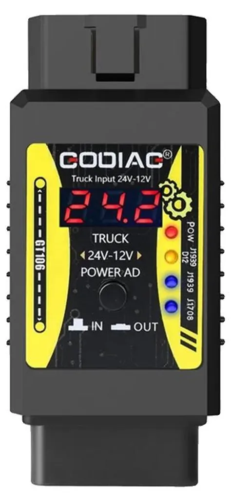 Convertisseur de tension diagnostic 24V vers 12V pour protocole K-Line