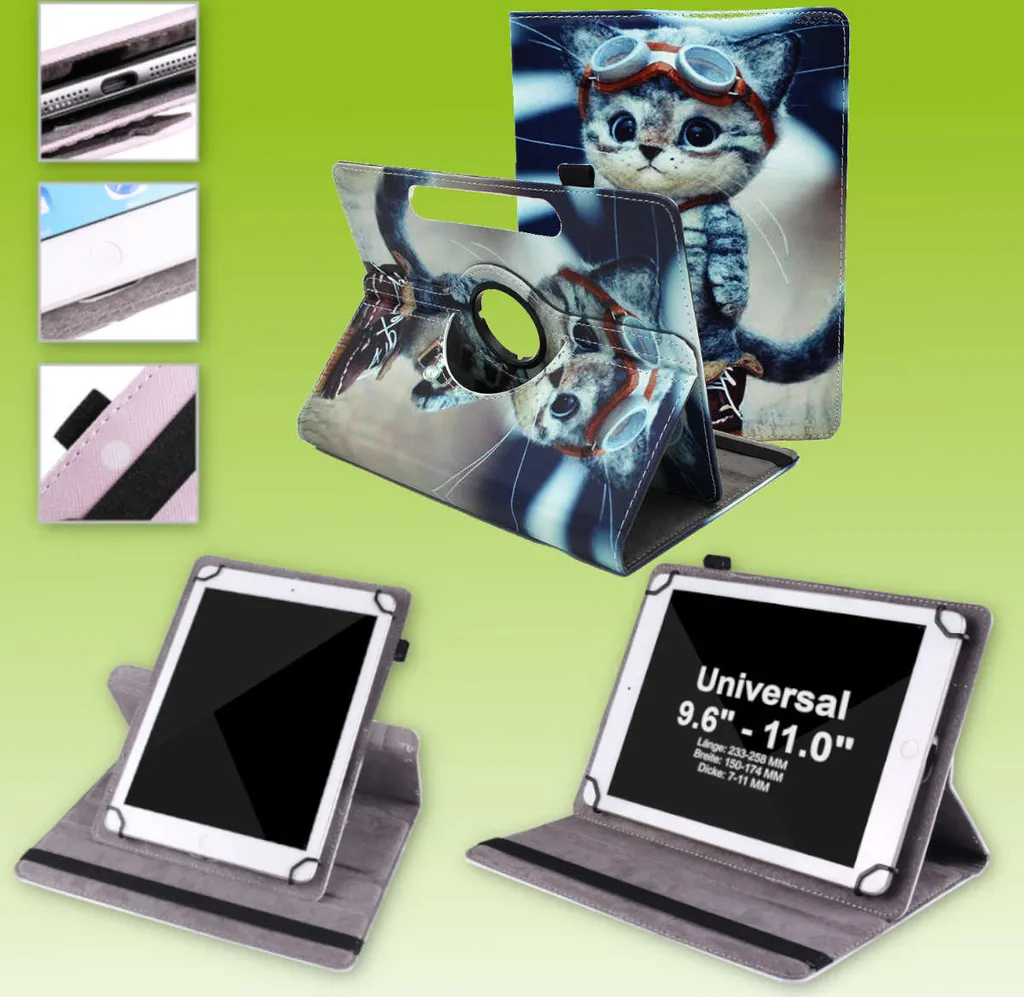 Custodia Huawei MediaPad T5 10.1 - Cover Girevole 360 Gradi in Pelle