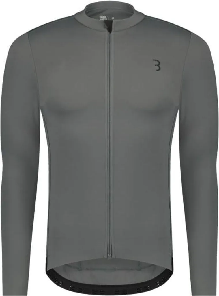 Maillot manches longues BBB Essence LS M gris, respirant et thermique