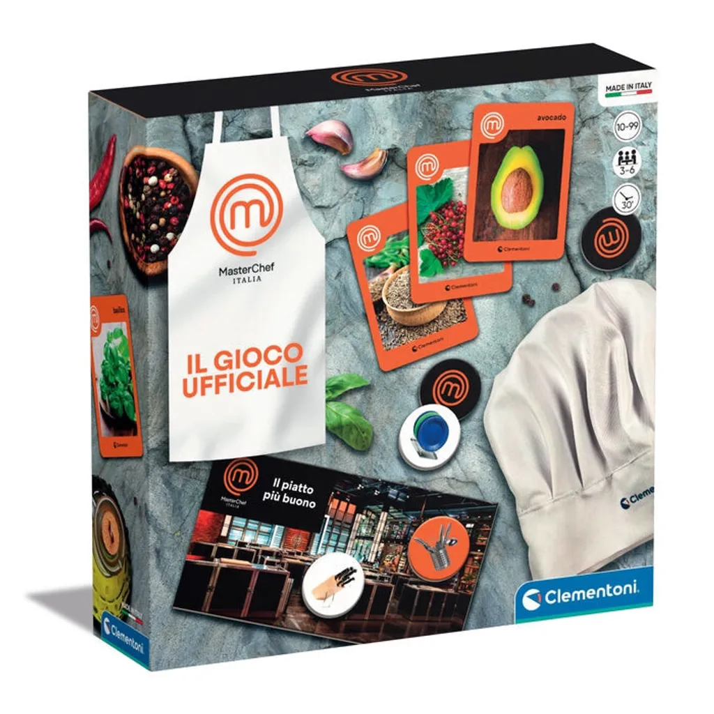 Clementoni Masterchef 30 min Jeu de Société Officiel pour la Famille
