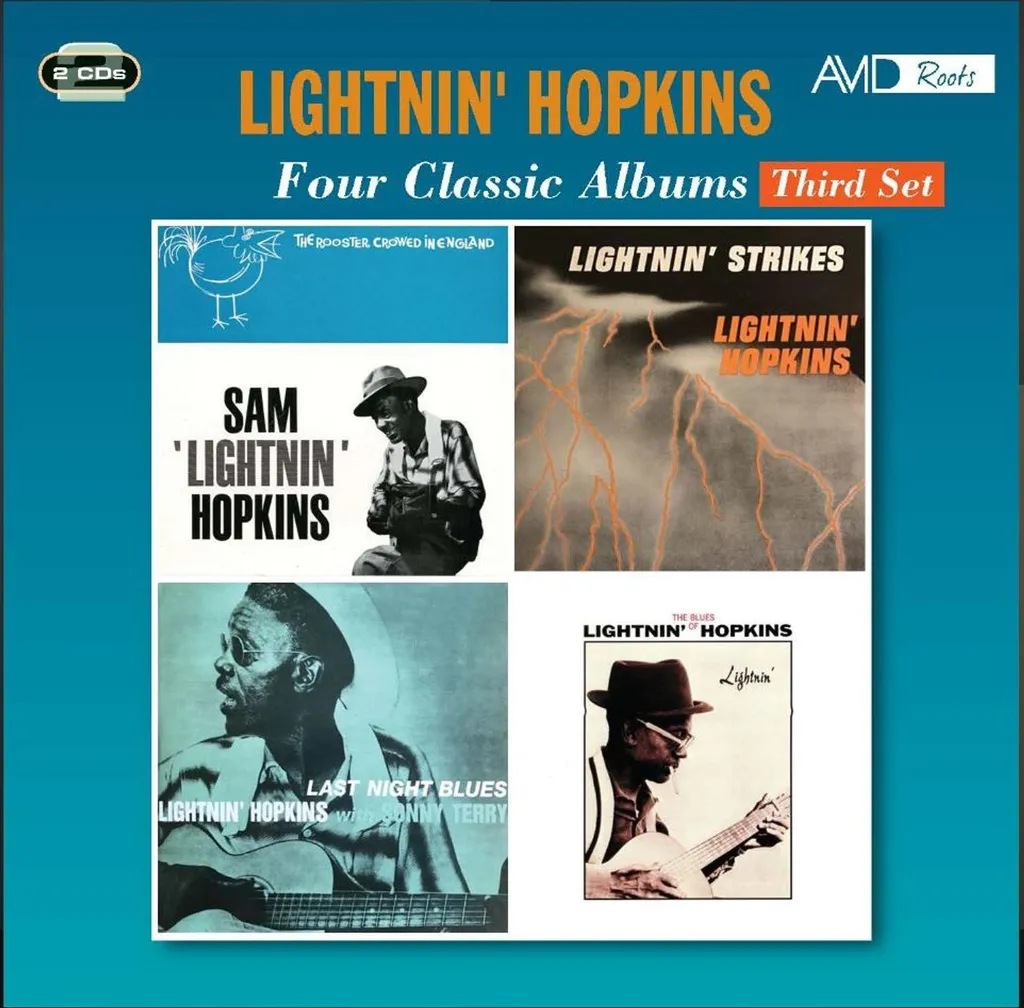 Lightnin' Hopkins CD Vier klassische Alben - Qualité Audio Remasterisée