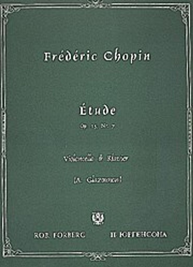 Etüde op.25,7 : für Violoncello und Klavier