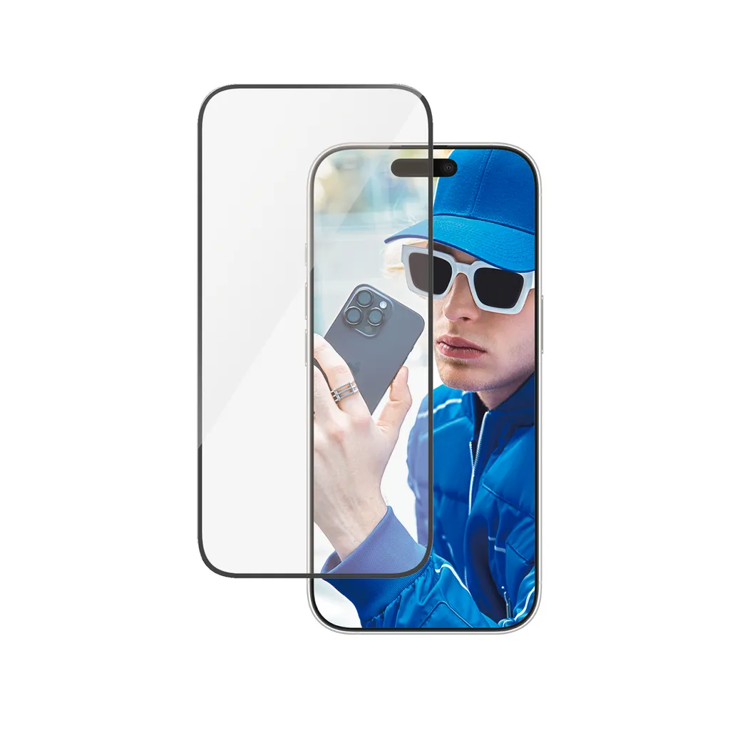 PanzerGlass iPhone 16 Pro: Protezione Schermo Ultra-Wide Fit Originale