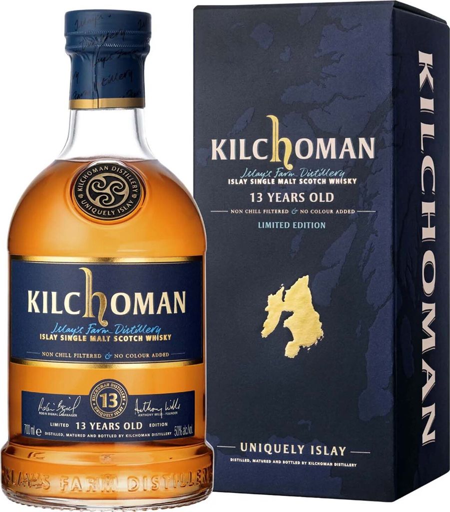 Kilchoman 13 Years Old Islay Single Malt Scotch Whisky Limited Edition 50% Vol. 0,7l in Geschenkbox