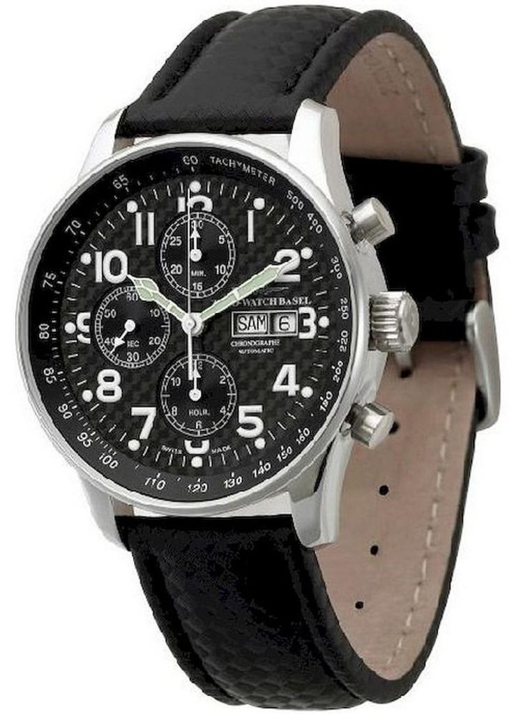 Zeno-Watch - Armbanduhr - Herren - Chrono - X-Large Pilot - P557TVDD-s1