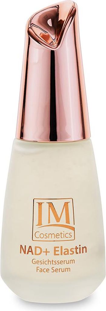 Genius IM Cosmetics NAD+ Elastin Gesichtsserum 40 ml- Anti Aging Serum für sichtbar straffere & glattere Haut, Feuchtigkeit Dr. Michaela Fuchs