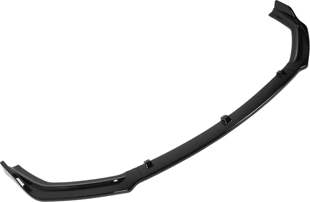 Spoiler avant noir brillant en 3 sections, splitter sport Kia K3 Forte