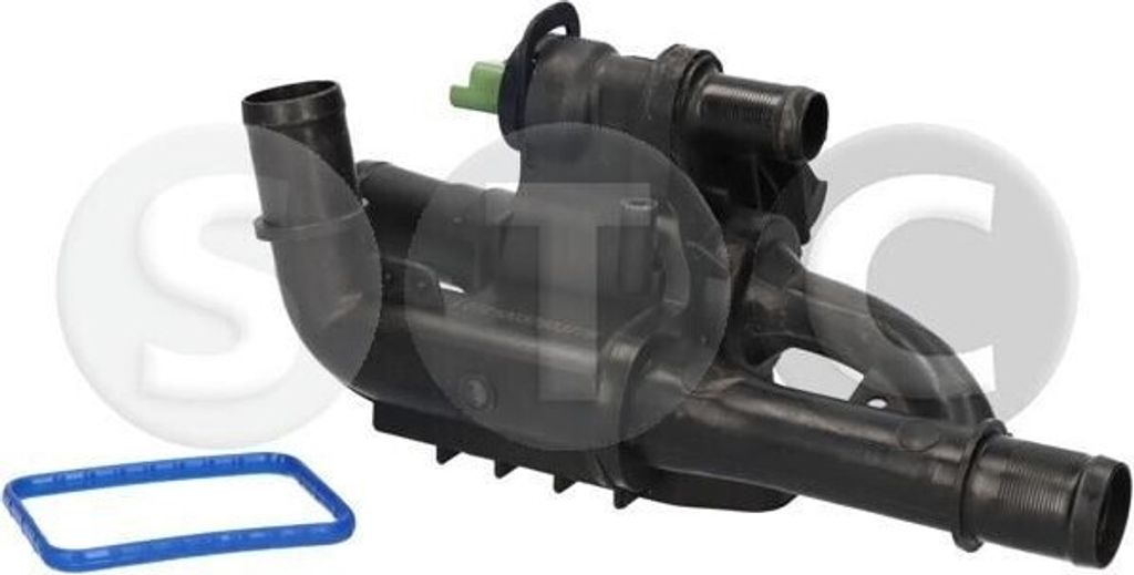 STC Thermostatgehäuse Kühlmittelreglergehäuse T403776 für FORD Fiesta Mk6 Schrägheck (JA8, JR8) Kunststoff 0,34kg 340g