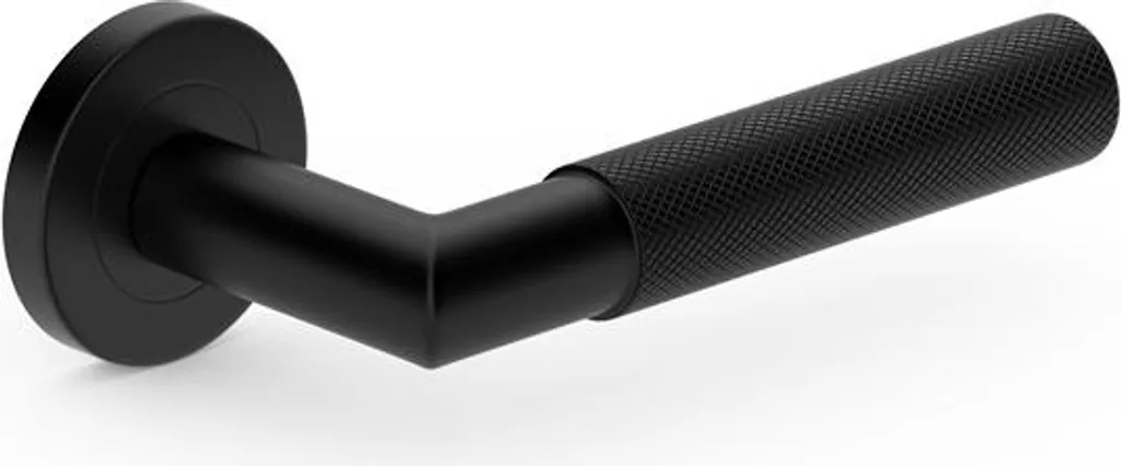 Poignée de porte Corsa noire design moderne pour porte d'intérieur