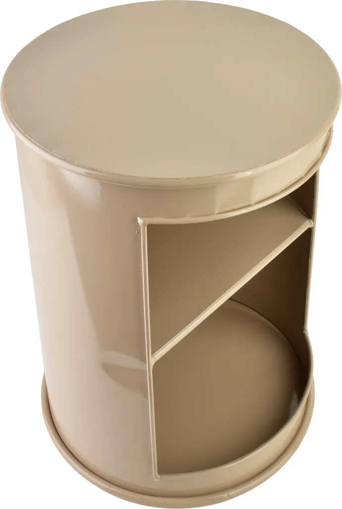 Petite table basse Roger en métal avec étagère basse - Meuble d'appoint - 2