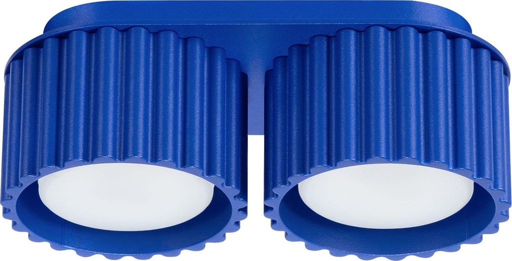 Deckenlampe Aluminium GX53 IP20 Marineblau 2-flammig länglich Modern