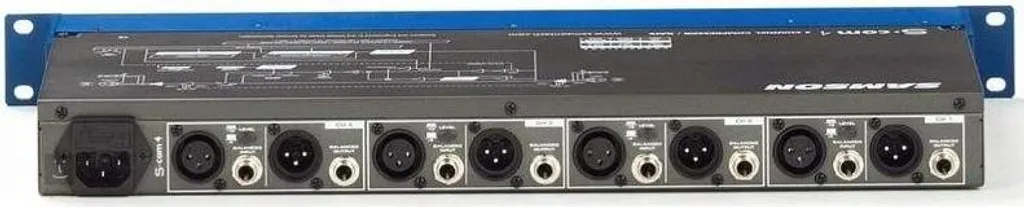 Samson S-com 4 Compresseur Gate à quatre canaux pour rack de studio son