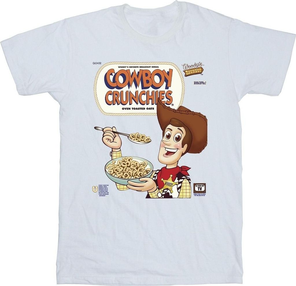 Disney - "Toy Story Cowboy Crunchies" T-Shirt für Herren BI52248 (M) (Weiß)
