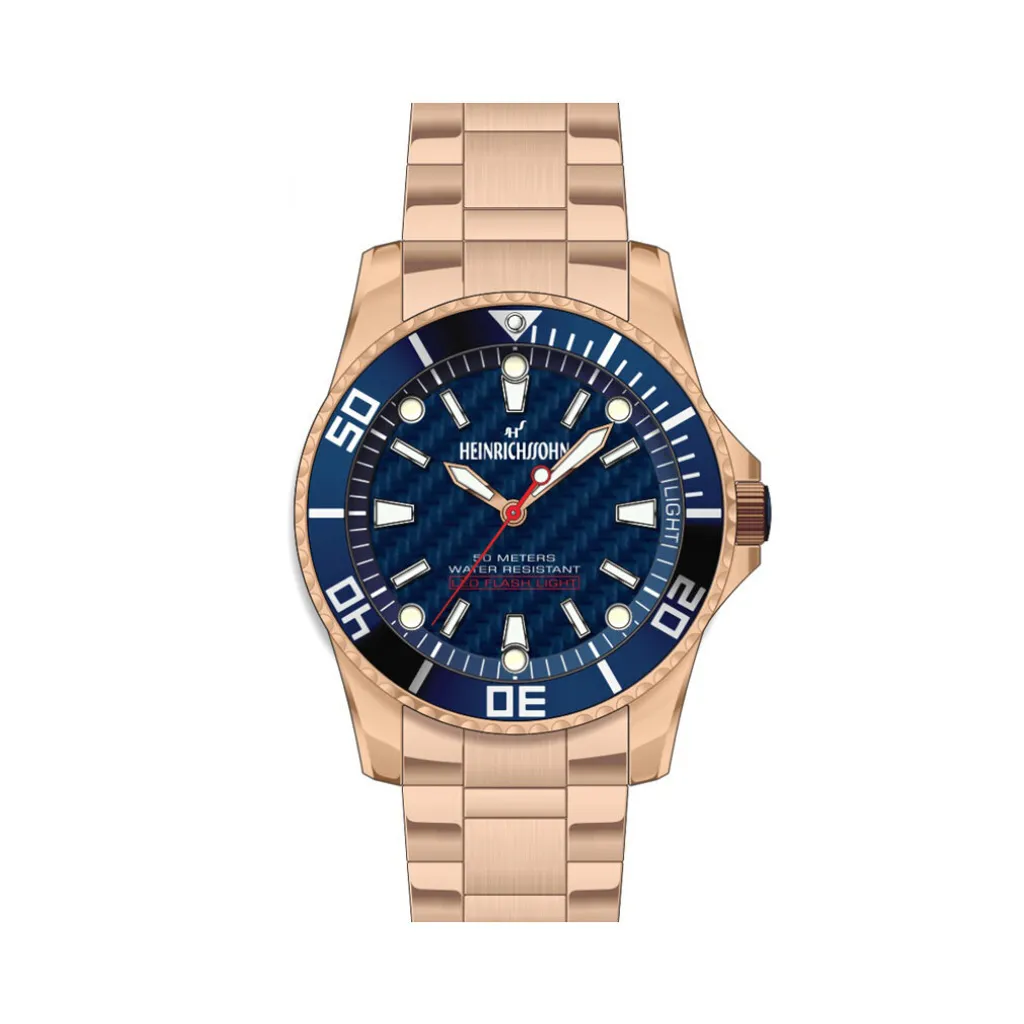 Montre homme HEINRICHSSOHN Köln HS1015C idéale pour le bureau et soirées