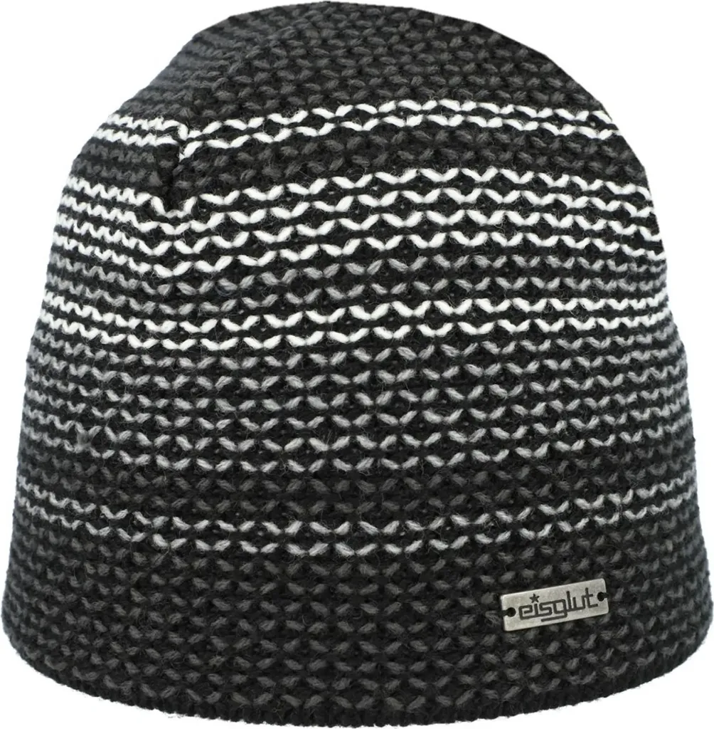 EISGLUT Arrono 11 Bonnet Noir Taille Unique pour Adulte - Style Sport