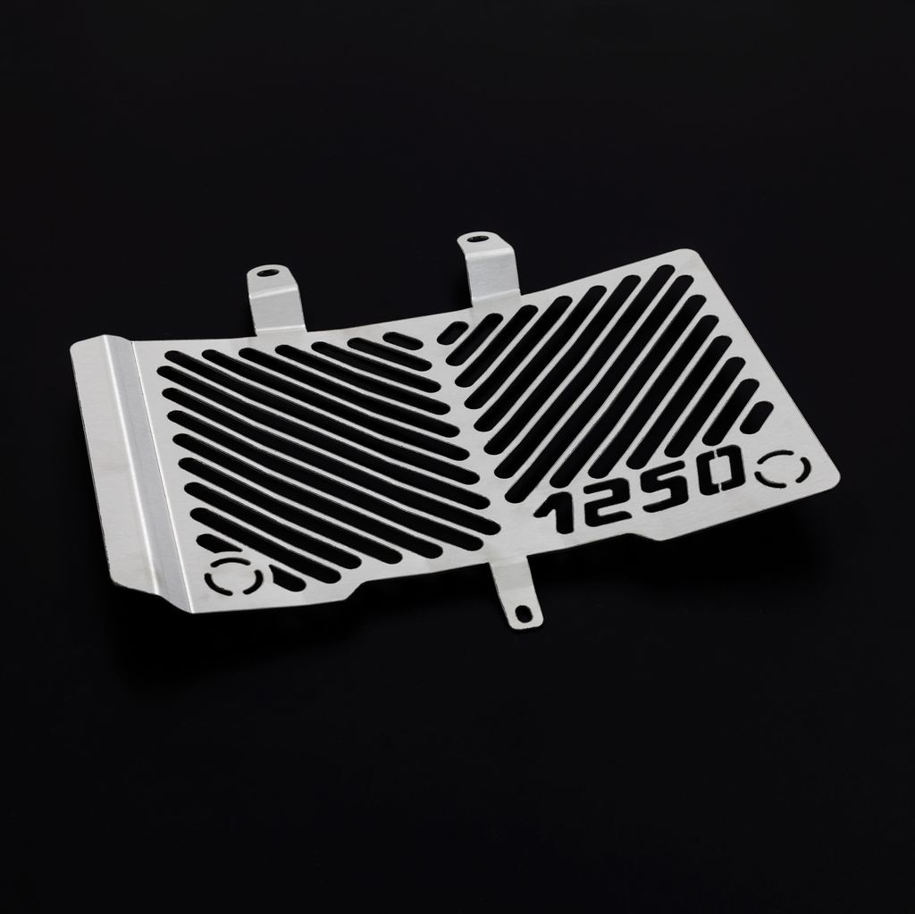 ZIEGER Kühlerabdeckung kompatibel mit HD Pan America Logo silber