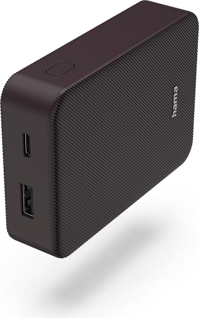 Hama Power Pack Colour 10, 10000mAh, USB-C, USB-A, Pflaume Produktbild 