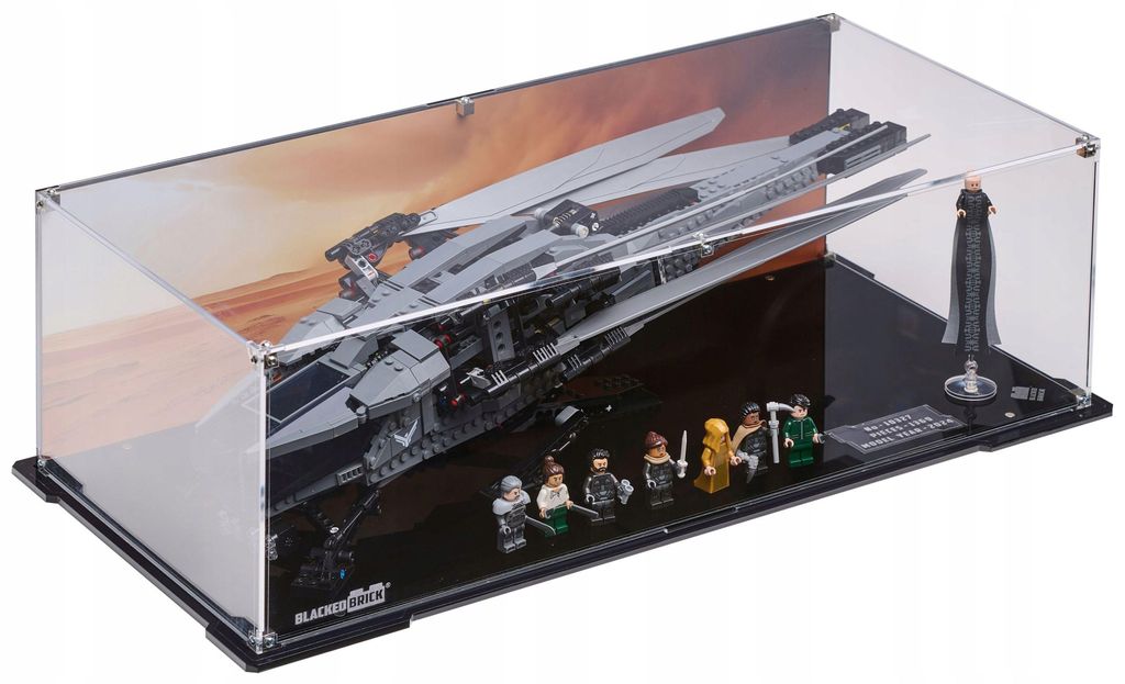 Čierna vitrína s potlačenou zadnou stenou pre LEGO® 10327 Obrázok produktu 