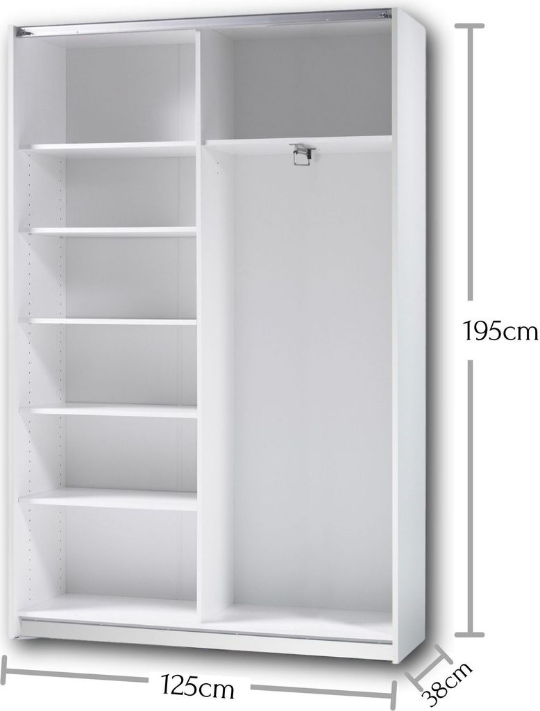 Schwebetürenschrank Kleiderschrank Schiebetürenschrank Produktbild 7