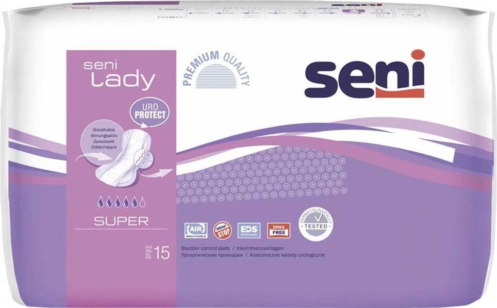 Seni Lady assorbenti per incontinenza, traspiranti, Immagine del prodotto 