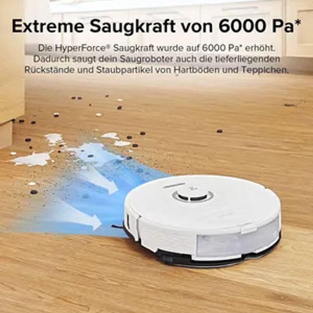 Odkurzacz robot Roborock S8, 69 W, 6000 Pa, podwójna Zdjęcie produktu 6