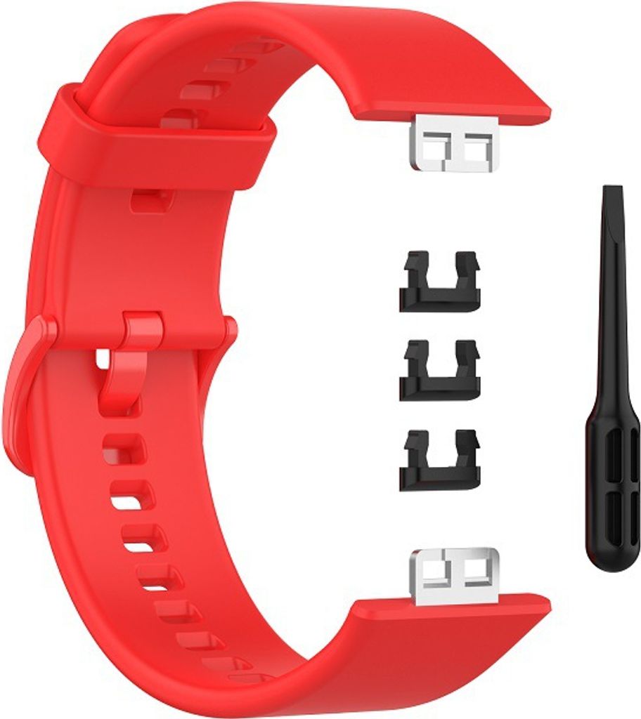 BStrap Silicone Armband für Huawei Watch Fit, red