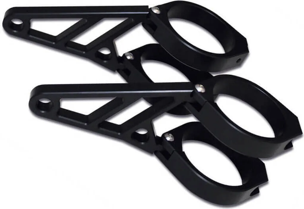 Kit supports de phare pour modification Cafe Racer CNC 50 52 54 mm