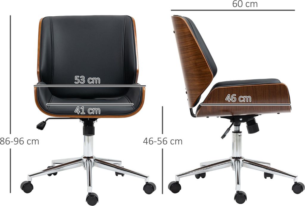 Krzesło biurowe Vinsetto, ergonomiczne krzesło biurowe, Zdjęcie produktu 