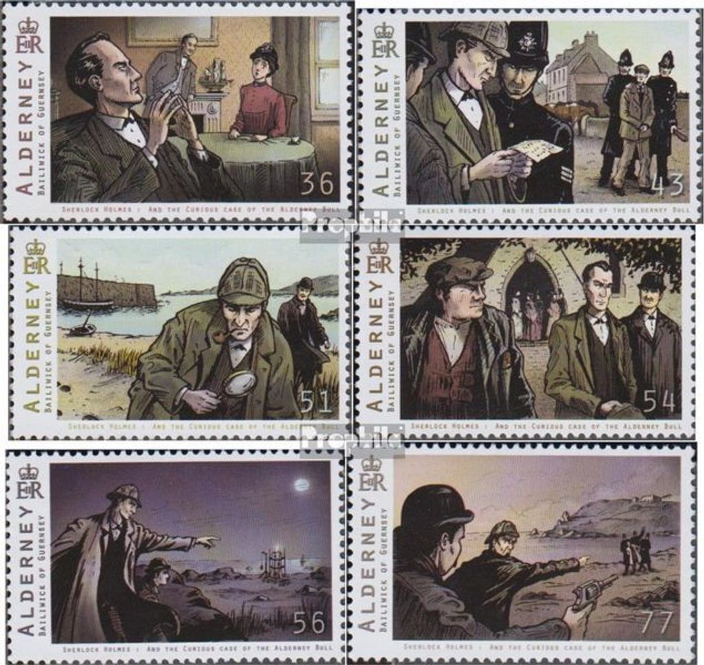 Briefmarken GB - Alderney 2009 Mi 363-368 (kompl.Ausg.) postfrisch Doyle
