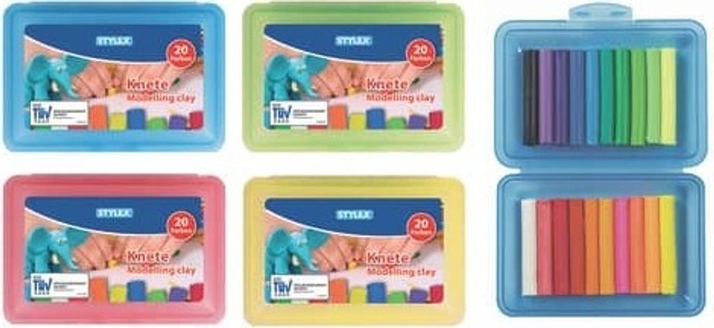 Kinderknete 20Stangen sortiert Produktbild 